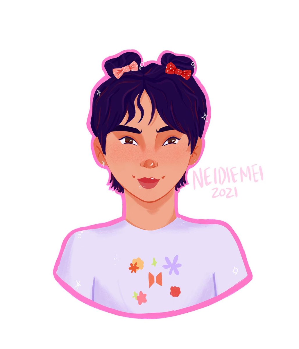 neidiemei's tweet photo. 🌷����🏻🍒🧸

#seokjin #jin #bts #방탄소년단 #btsfanart #ptd https://t.co/jvZS5MLPjV