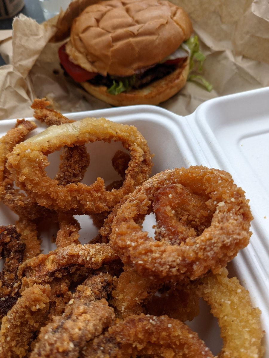 Michele (DCI Vera & DI Ash fan)🕵️♀️ (@socmedgirlyyj) on Twitter photo They're back, but with a twist! <a href="/BigWheelBurger/">Big Wheel Burger</a> has onion rings once again, and they're all-dressed. Very crunchy, but they play well with the cheeseburger. 😋🍔🌰 #Saanich #yyjeats #yyjbiz They're back, but with a twist! <a href="/BigWheelBurger/">Big Wheel Burger</a> has onion rings once again, and they're all-dressed. Very crunchy, but they play well with the cheeseburger. 😋🍔🌰 #Saanich #yyjeats #yyjbiz