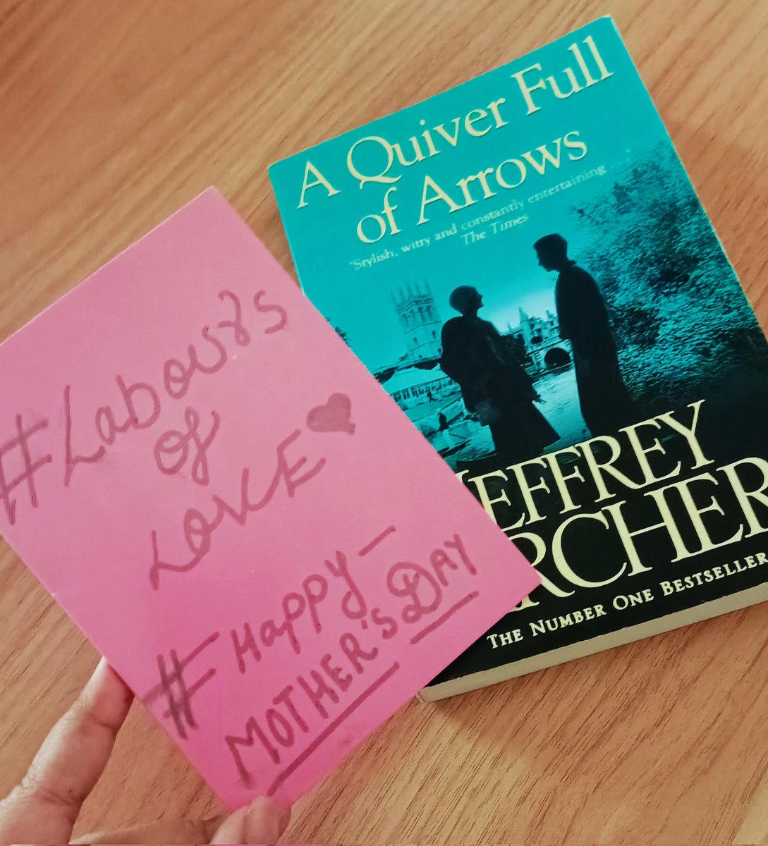 rithika_19's tweet photo. "So much of who I am, is because of who you are". To Mom : A blissful break from this week's responsibilities along with A Jeffery Archer collection as a treat for your sacrifices.๐
#laboursoflove
#HappyMothersDays
@Fatima_Martin @GNMS_Tigers @TeresaRusten @PriyankaGeorg10 https://t.co/R18qm2Nq2j