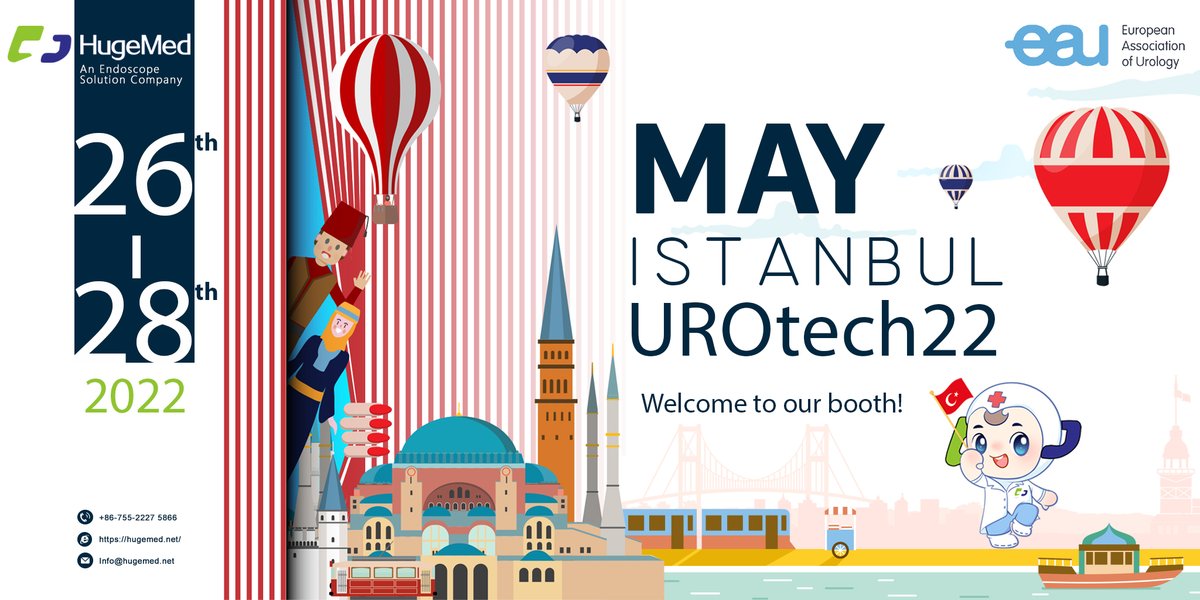 ShenzhenHugeMed's tweet photo. Welcome to visit #UROtech22, a joint meeting of #EAU section of Uro-Technology and the #EAU section of Urolithiasia.
#Hugemed #EAU22 #Endoscopesolution https://t.co/1BRceIrFqx