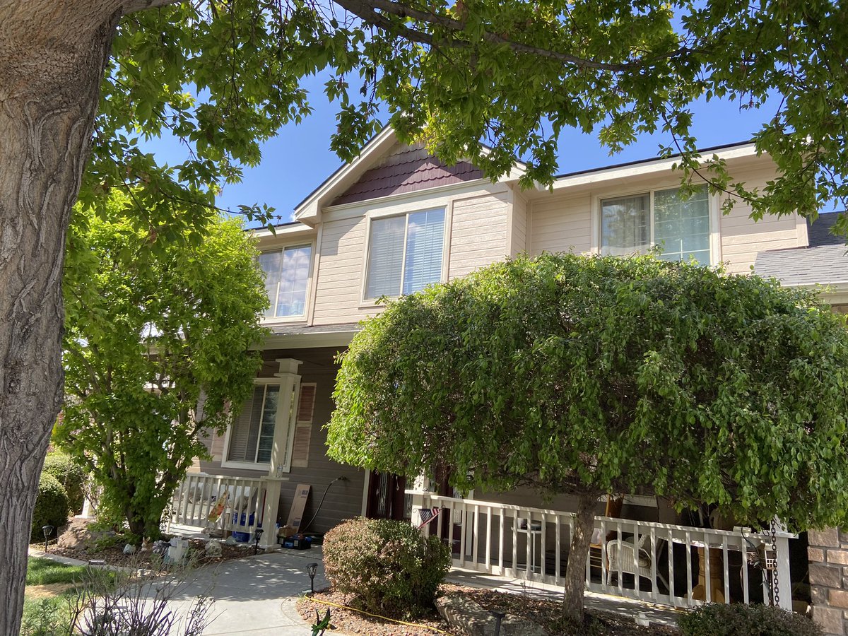 NicoleVSanchez's tweet photo. House painting under way! I have a fabulous #painter recommendation and #treetrimmer recommendation for #boise #meridian #treasurevalley https://t.co/6MTorkfvOo