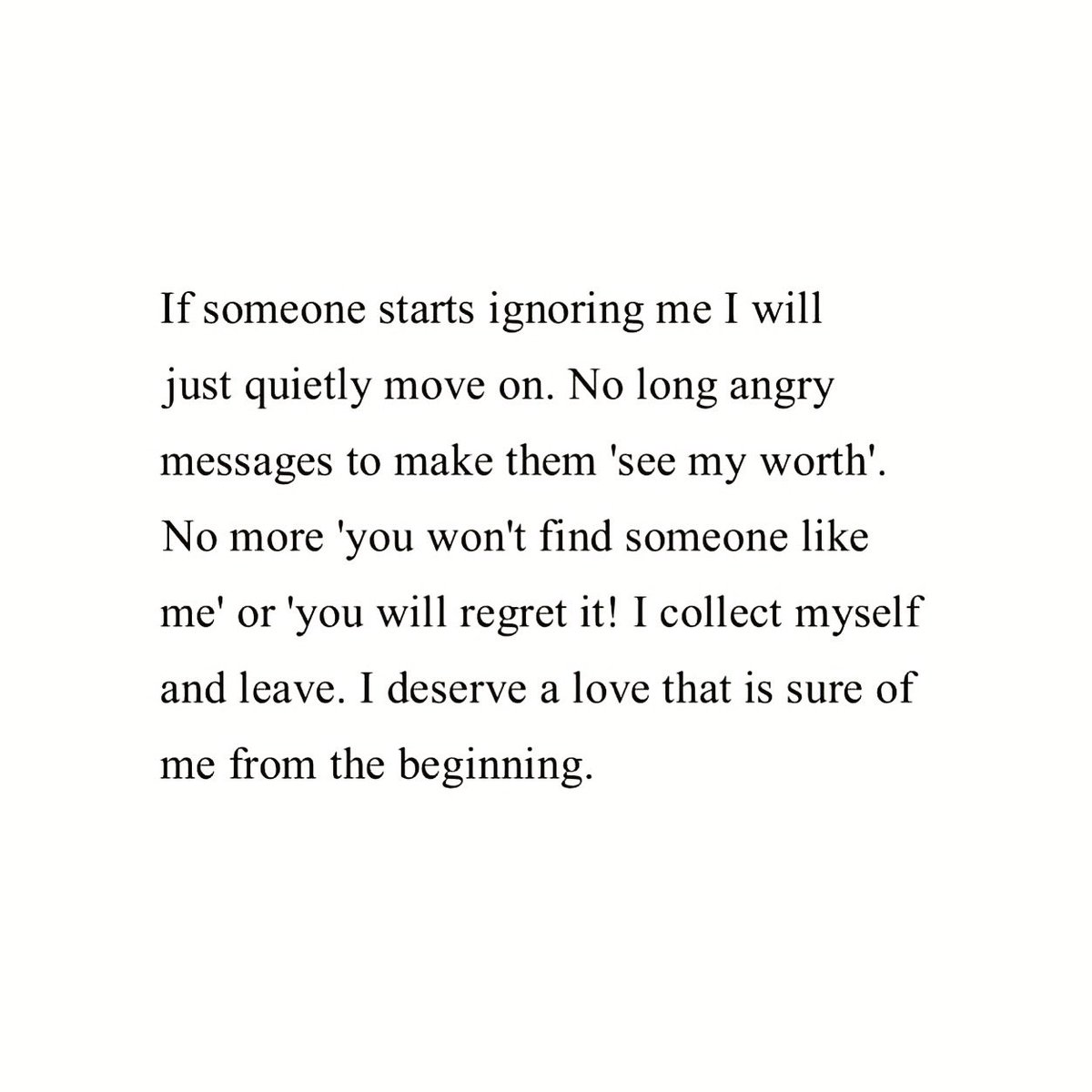no more of that pettiness.