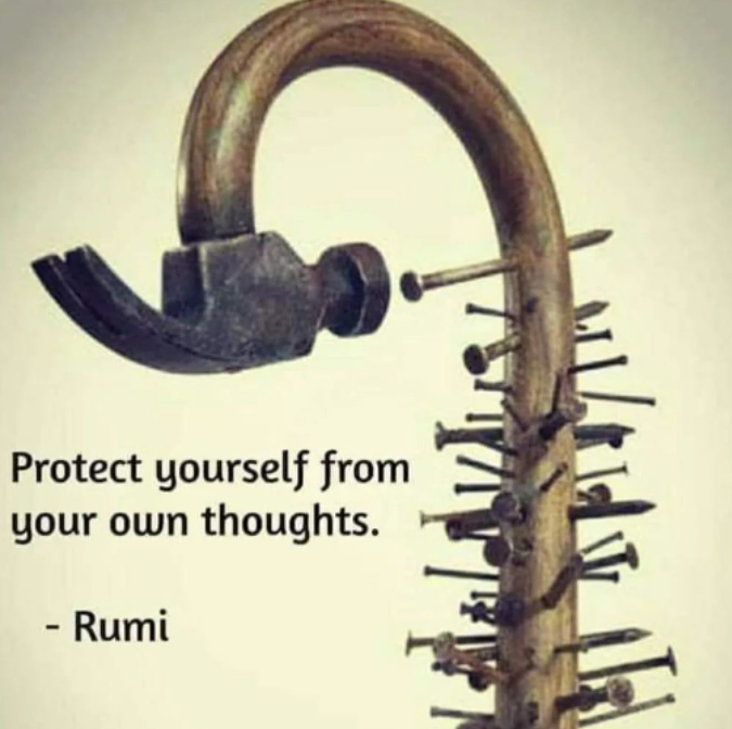 shortrumispells's tweet photo. Protect yourself from your own thoughts. 
-RUMI

#rumi #rumiquotes #spirituality #rumipoetry #meditation #spiritual #osho #spiritualawakening #art #motivation #mentalhealth #mindfulness https://t.co/uDcIZtIddG