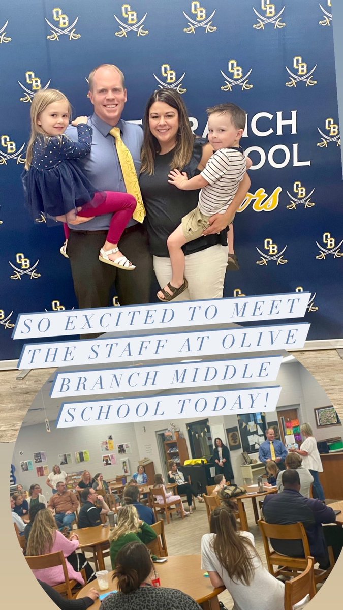 CCalebShepard's tweet photo. Thank you to OBMS for welcoming my family today! #OBMSPride #placetOBe @lindseymshepard https://t.co/c3FpYWZEUH