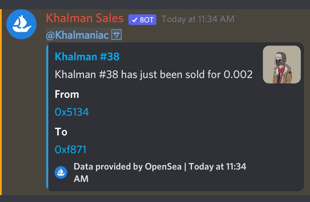 khalman_nft's tweet photo. What a wonderful day 🙌 

Khalman #38-#54-12 already sold to 
@ATWCRYPTO 🔥🔥

Thank u so much for being a part of us 😉🙏

#NFT #NFTs #NFTCommunity https://t.co/oP5qd5a9h3