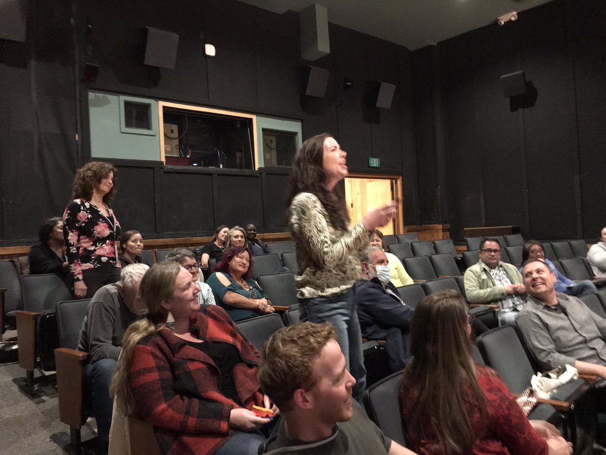 Okay. I was thinking of many things would transpire <a href="/soljourno/">Solutions Journalism Network</a> #SJSummit2022 but this flash mob is really exceeding expectations. <a href="/tirosenberg/">Tina Rosenberg</a> @McCanntha