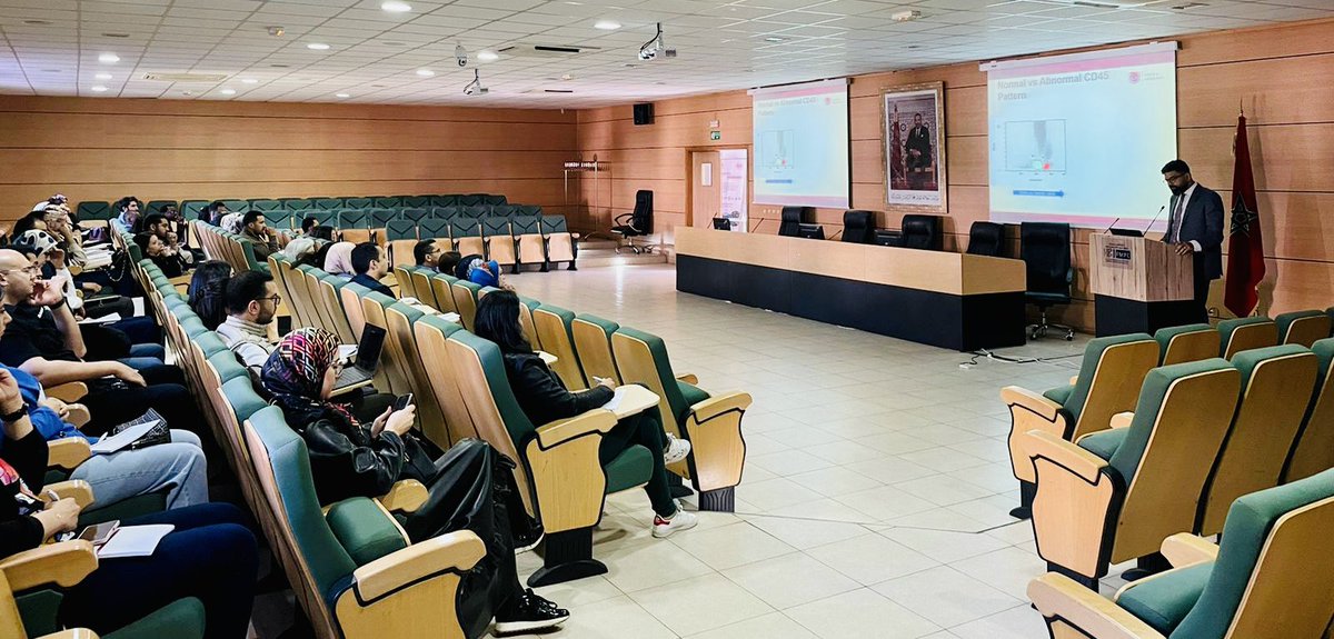 KMirza's tweet photo. The honor of a lifetime! Teaching a two-day lymphoma course to amazing Moroccan pathologists at the Hassan 2 Faculty of Médecine

People having come over from Oujda,  Rabat and Marrakesh! 

Thank you for the invitation and hospitality @elattar_hicham and Dr. Mehdi Karkouri 🇲🇦 https://t.co/7JhgNkCioI