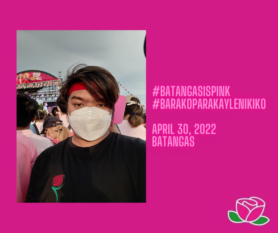 tfsgph13's tweet photo. #BatangasIsPink #BarakoParaKayLeniKiko
April 30, 2022 - Batangas
@taylukeswift13 https://t.co/9h8cgwyzcO