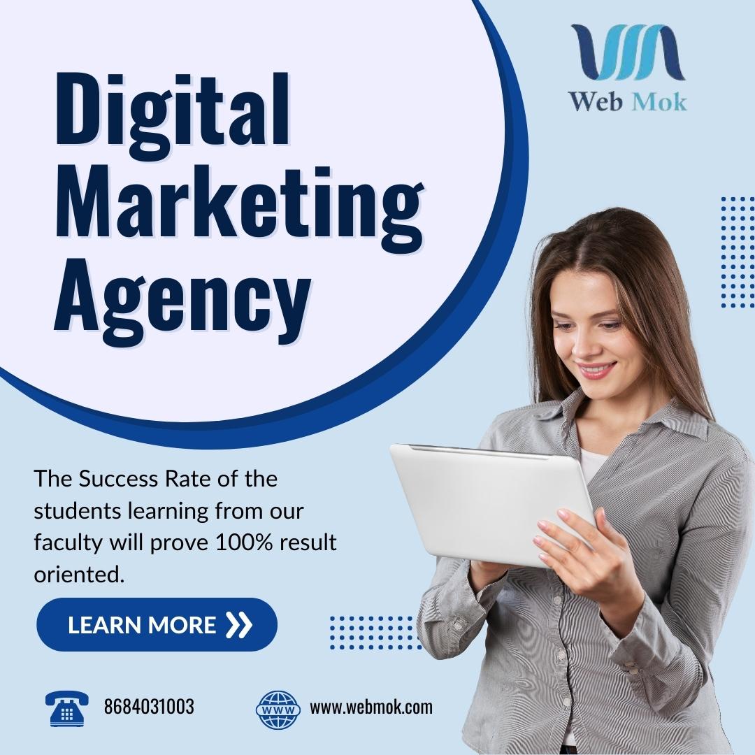 Best Digital marketing agency  with certified digital marketing experts for all online digital marketing training course in webmok.Start learning at your own pace today.
More information visit our site :- webmok.com
Contact us :-+91-(895) 032-9919

#digitalmarketing