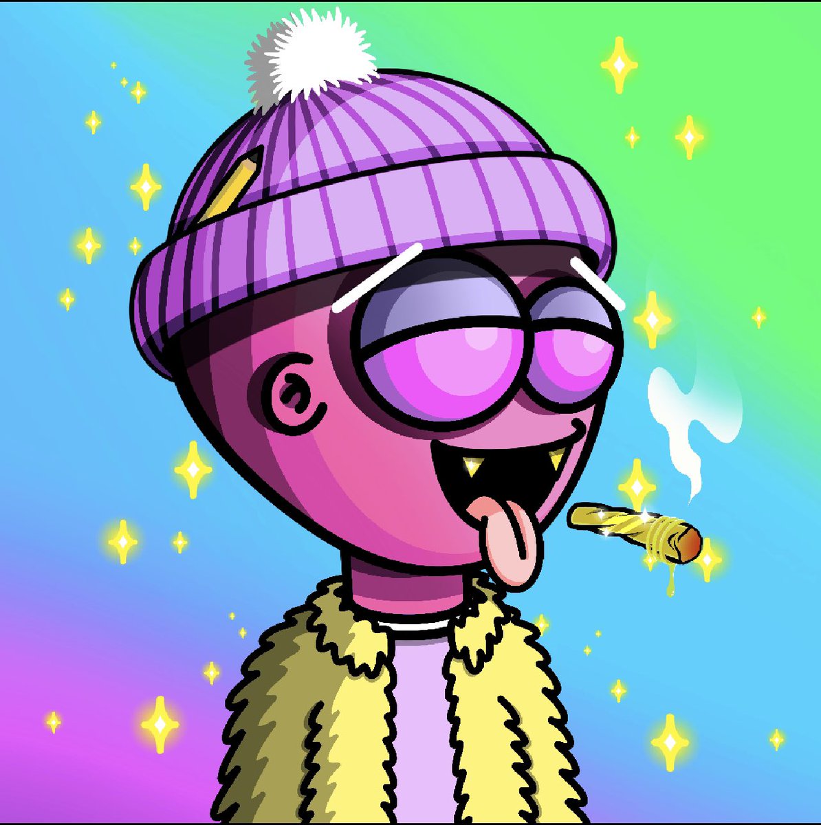 GetEm_Sis's tweet photo. 24k schmokinβ @thebanndo @LonelyLoversNFT @alanthenftguy #smarttart https://t.co/C5uEkdVT6k