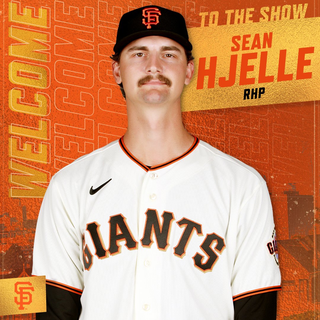 SFGiants's tweet photo. Debut time for the Hjelle man 🍓 https://t.co/x3na6Qe0Wz