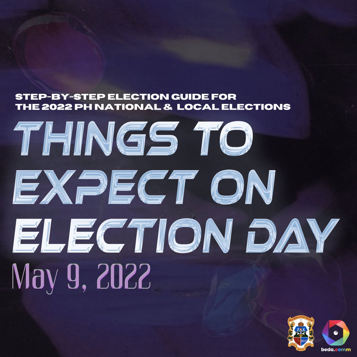 BedaComm's tweet photo. “Voting is not only our right ⎯ it is our power” - Loung Ung

The 2022 Philippine National and Local Elections Day is just around the corner. 
Due to the pandemic, some previous guidelines have been updated to fit the current situation. (1/2)

#Halalan2022 https://t.co/Kvx19pUlHf