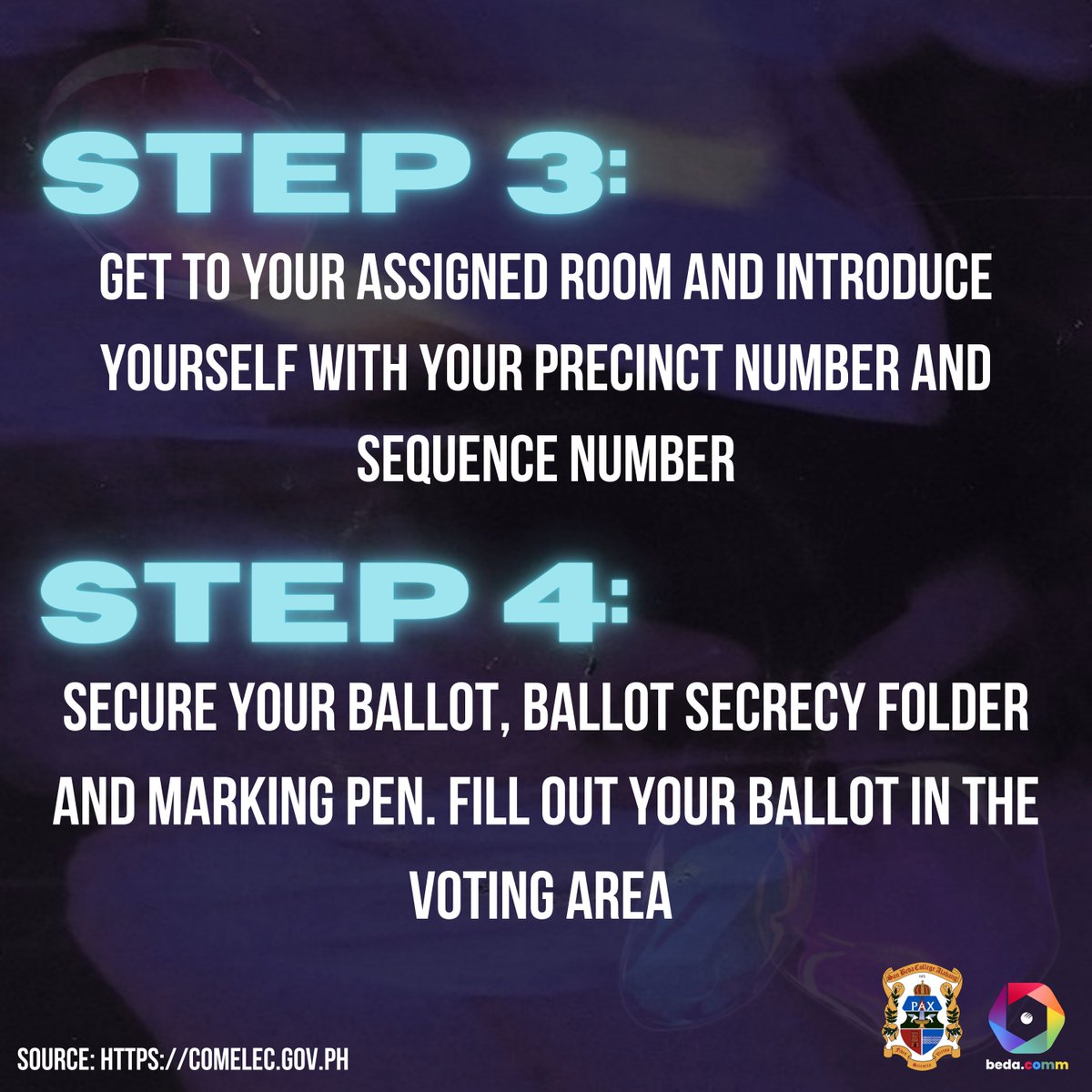 BedaComm's tweet photo. “Voting is not only our right ⎯ it is our power” - Loung Ung

The 2022 Philippine National and Local Elections Day is just around the corner. 
Due to the pandemic, some previous guidelines have been updated to fit the current situation. (1/2)

#Halalan2022 https://t.co/Kvx19pUlHf