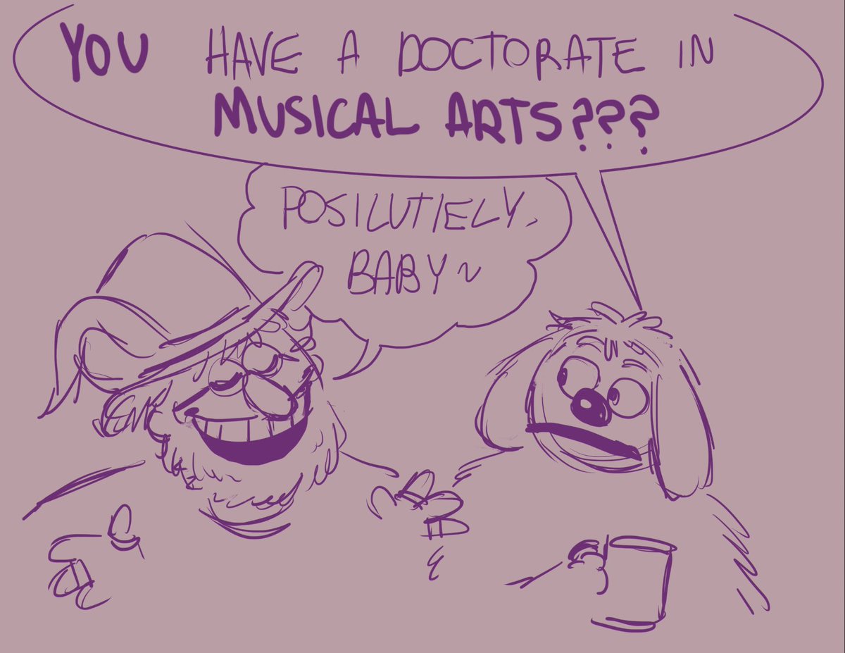downydig's tweet image. He’s either under-qualified or OVER-qualified…
#muppetstwt #electricmayhem #rowlf