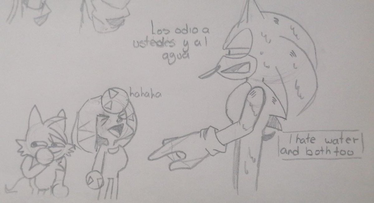 GameArt_Dallana's tweet photo. Primer mini cómic en inglés banda xD pero también en español
#TeamSonic #Sonic #knuckles #Teils https://t.co/mTilj6WjRV