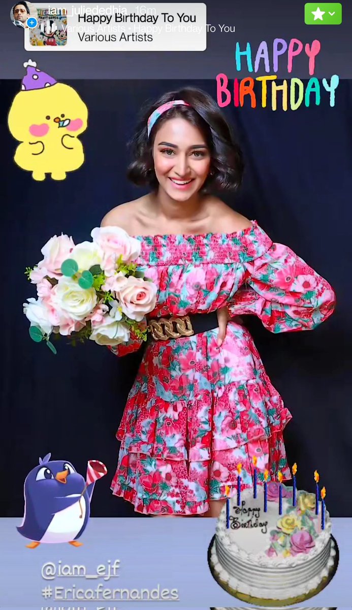 Iam_Juliededhia's tweet photo. Wishing you a Happiest Birthday Erica 🥳🎂. May you be blessed with lots of happiness, good health &amp; success.
Have a rocking year ahead filled with happiness &amp; sweet memories 😊❤️
#EricaFernandes @IamEJF https://t.co/xRC63OF6vy