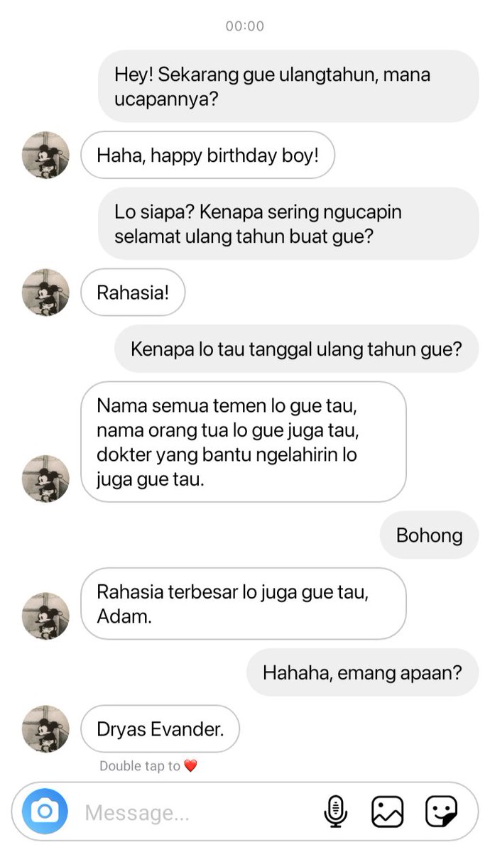 dobbytarius's tweet photo. — Hey! Happy Birthday! 
"Selalu ada satu orang yang tak pernah lupa mengucapkan selamat ulang tahun untuk adam"

A bang yedam special birthday few tweets au. 
Written by dobbytarius

CW/TW // horror, mystery. https://t.co/GB6McorY93