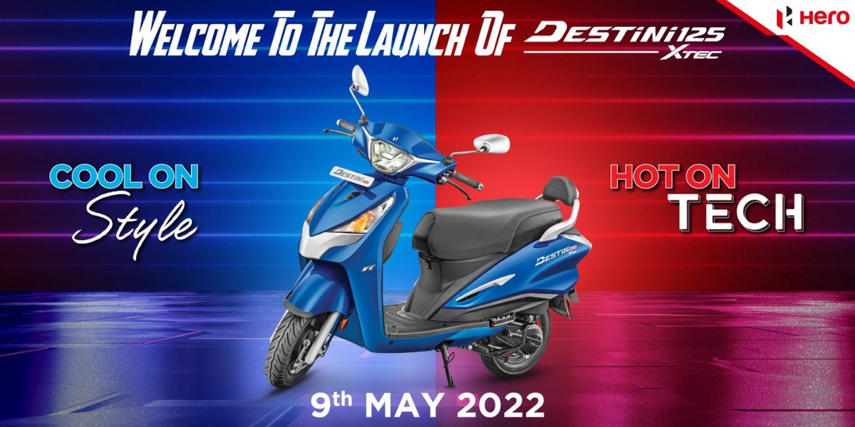 AUTOBIKES1's tweet photo. स्वागत नही करेंगे Destini Xtec का ? शामिल हो जाएं हमारे साथ इस जश्न में, बनिए हीरो परिवार का हिस्सा और आएं 9 मई, शाम 6 बजे अपने  ऑटोबाइक्स हीरो  मैन रोड रांची Destini Xtec की धमाकेदार लॉन्च के लिए!
Mobile 9289922167 https://t.co/XkIjAVch0k