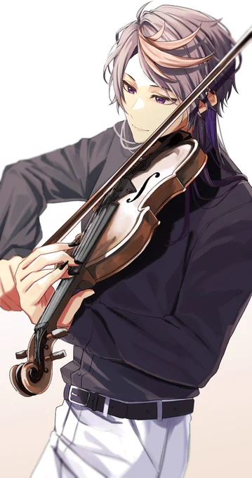 バイオリン弾けるんだ…ふーーーーーーん… #YaminoArt 
