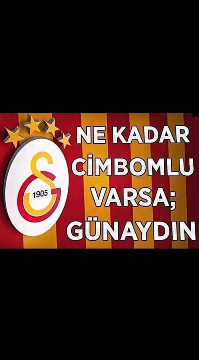 Günaydın hayırlı sabahlar büğün günlerden Galatasaray başarılar dıleriz