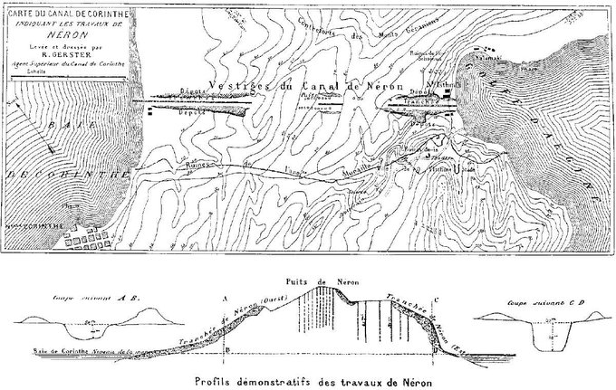 19世紀の工事時に当時の残土やトンネル用の立坑跡が確認されたんだって。古代ローマぁ… 