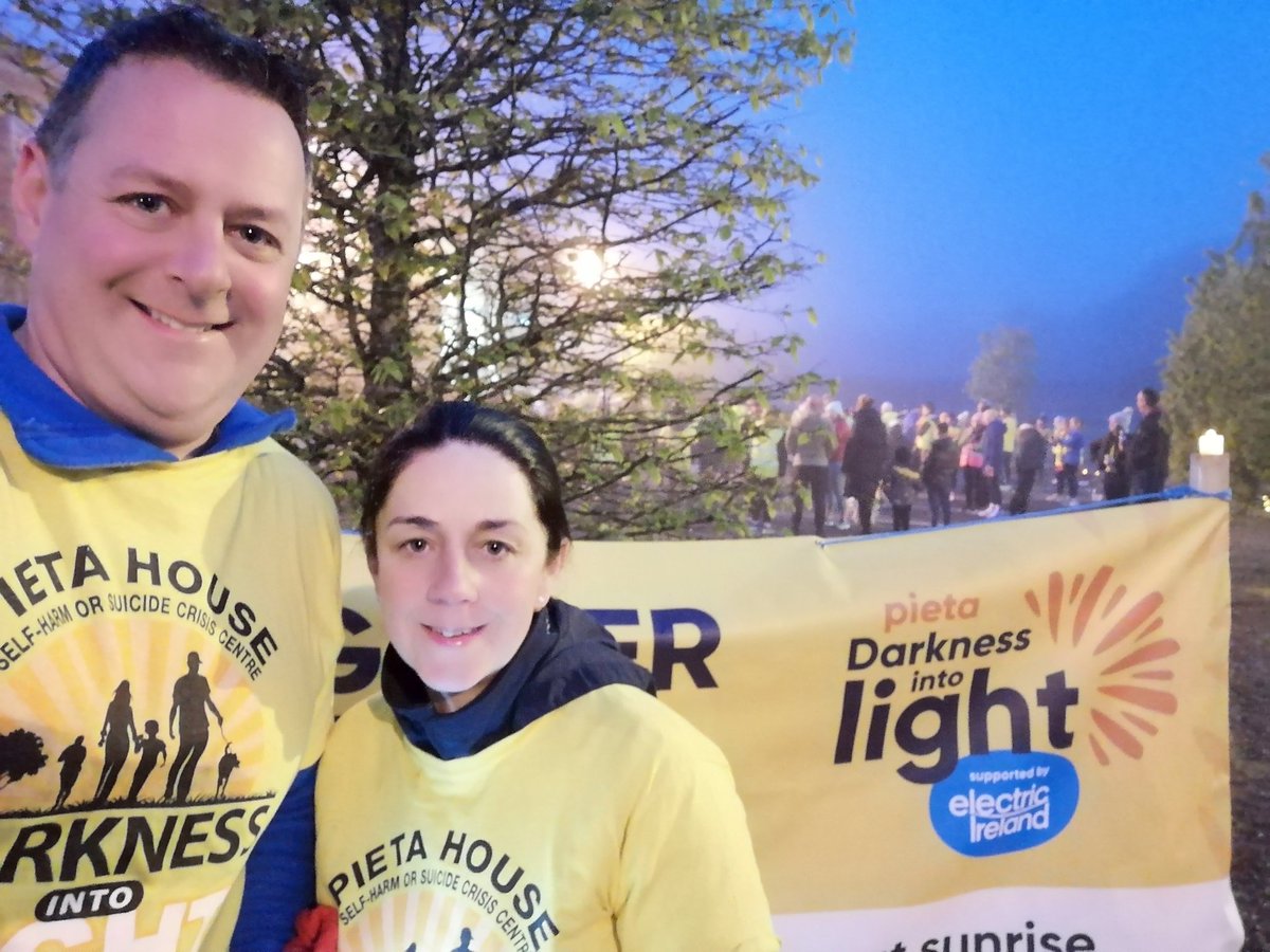 What a gorgeous morning in Ballyhaunis, taking part in #DarknessIntoLight2022 🕯️🌄#fidelityassociate #hope #DarknessIntoLight #pietahouse
