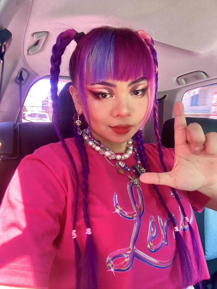 ube_kendi's tweet photo. Ube Kendi founder @Violet_ocampo wearing “17th President of the Philippines” shirt 💖🌸

#LeniKiko2022 https://t.co/jRiquh1T6S