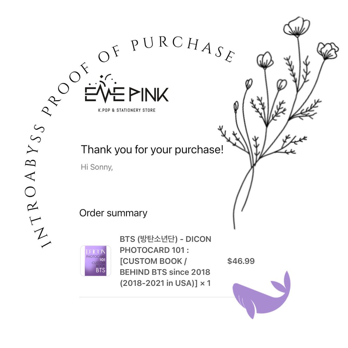 introabyss's tweet photo. ❝ 3 Years with @BTS_twt 🫰🏽

✨D’ICON PHOTOCARD 101: Custom Book
—New and Sealed, purchased from 
@/evepink_twt 

✧ one winner, worldwide
✦ retweet to enter
✧ followers/ARMYS only
✦ ends when it arrives

Replies are off but please follow the basic rules! Good luck! https://t.co/61P2a4KuRN