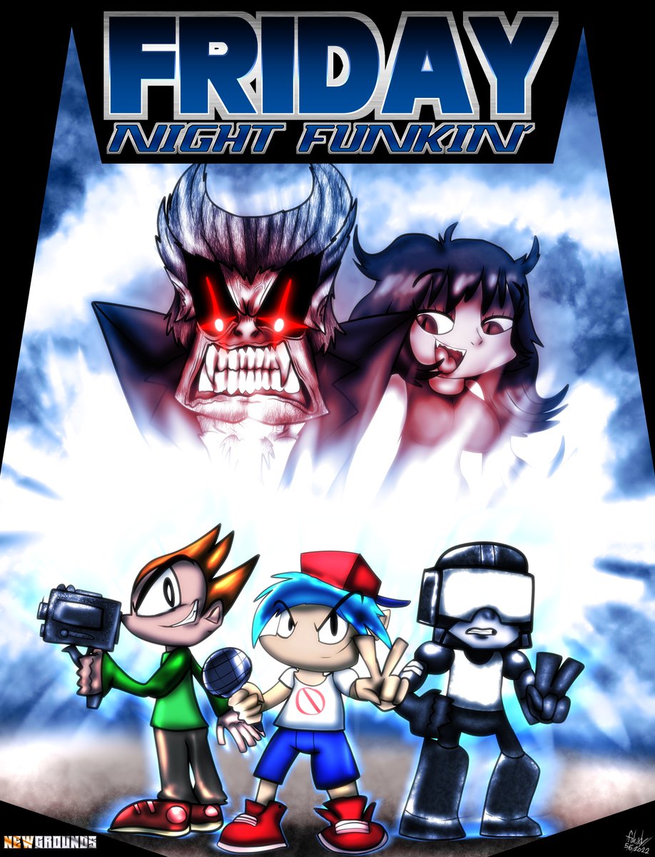 FahadLami24_EX's tweet photo. "IN HIS WOOOOOOOORLD!!" -Lyrics of "His World"
FNF2006 - EN/JP Poster
#FridayNightFunkin #Fanart #FNF #Artwork #STH2006 #SonicTheHedgehog #SonicTheHedgehog2006 #SEGA #Style #Parody #Poster #FridayNightFunkinFanart https://t.co/yRkFChDqeJ