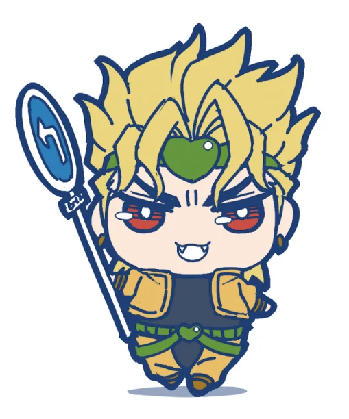 DIOはこれしか描いたことがなくて 