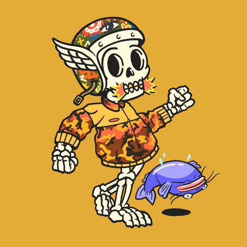 news0ft0day's tweet photo. Meet my bones @NFTBoneHeadz #BoneHeadz https://t.co/mSnqgz38Fd