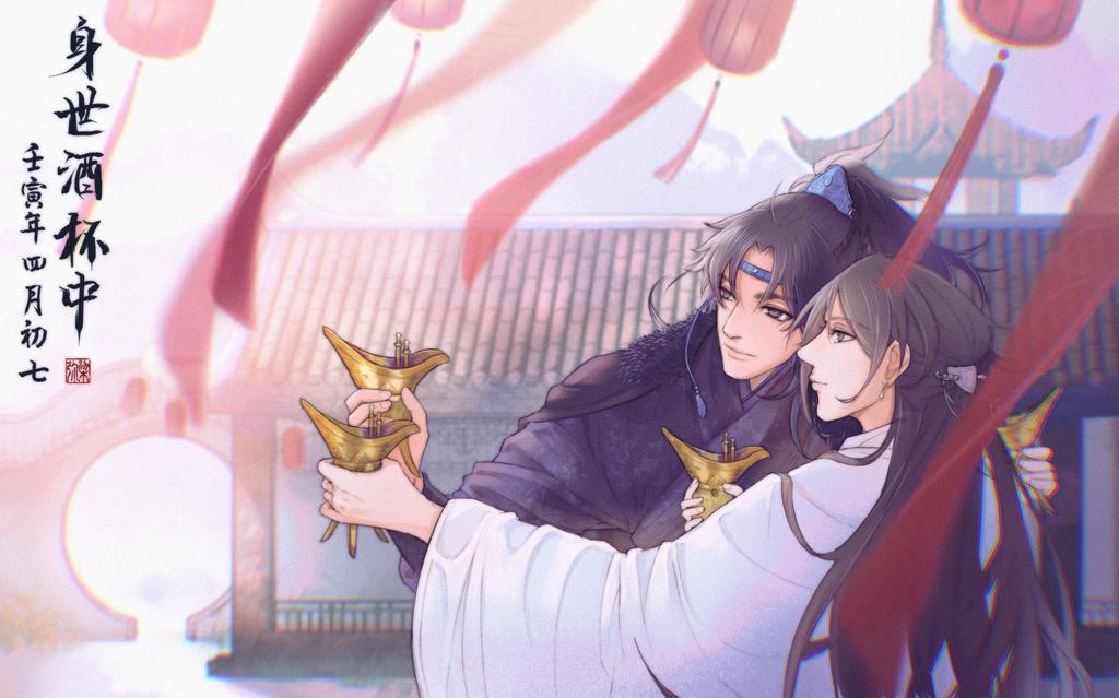daliang31's tweet photo. 果然酒四比我先出来(๑°3°๑)
祝将进酒广播剧顺顺利利～～
#将进酒 #qjj #qiangjinjiu #策舟 #cezhou #Procreate https://t.co/CRiiuvKgc0