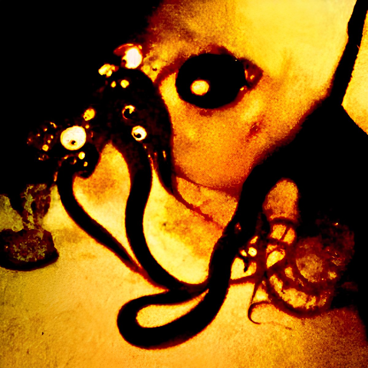 KrypticHorrors's tweet photo. Lovecraft Puppies made with @NightcafeStudio 
#AIart #ArtificialIntelligenceart #lovecraft #nightcafestudio #Cthulhu #aigenerated https://t.co/McOfwu4WIG