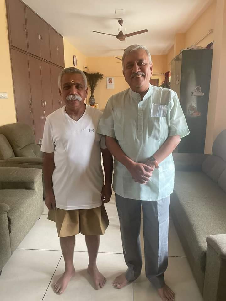 narayanantbjp's tweet image. மாநில துணைத்தலைவராக பொறுப்பேற்ற பின் இன்று காலை கோவையில் என் அன்புக்குரிய கேசவ விநாயகன் ஜி அவர்களை சந்தித்து ஆசி பெற்றேன்.