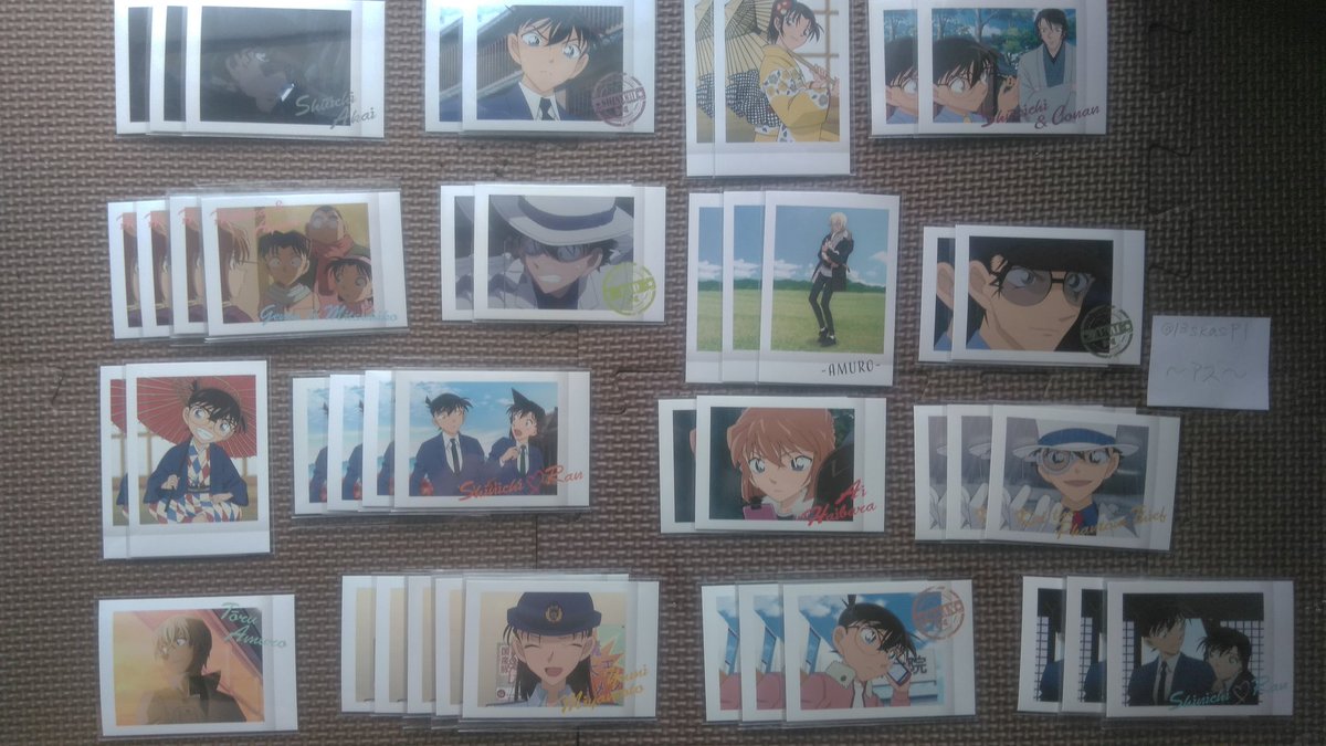 13skasP1's tweet photo. 名探偵コナンぱしゃこれvol,2
交換　2022/05/07　

求→世良&amp;メアリー
譲→写真の物

★窓口発送です★梱包などについてはDMで、説明させていただきます
★まとめて発送となりますので、確認よろしくおねがいします
#名探偵コナン
#名探偵コナンぱしゃこれ
#ぱしゃこれ https://t.co/1nwZZQ0xoA