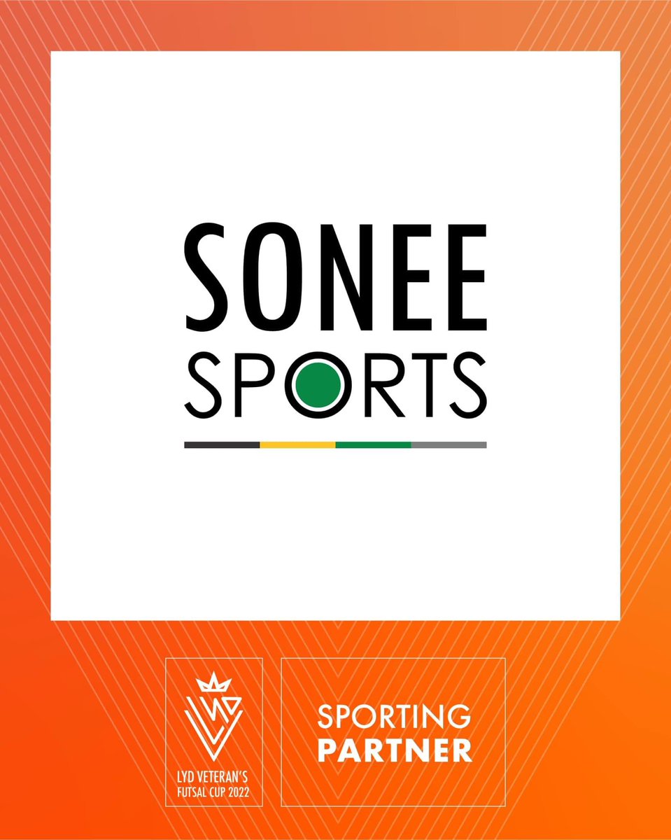 We are pleased to partner with 
<a href="/SoneeSports/">Sonee Sports</a> as our sporting partner for Al Mudhish LYD veteran’s futsal cup. Game On! 🏆⚽️

#almudhishlydveteransfutsal2022
#orangezuvaanun