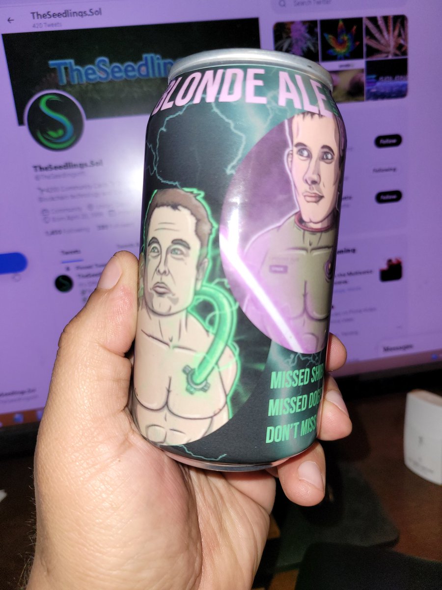 TheSeedlings420's tweet photo. Definitely having a #degen Friday night.
#nftcollector #Web3 #SmartContracts #NFTProject #ELON #ShibaDoge #theseedlings #SolanaNFT #FridayVibes https://t.co/ZV3z8SUJGd