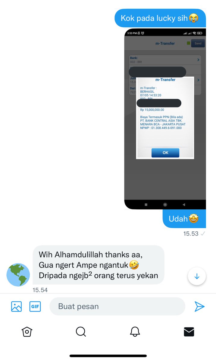 jaeguch1's tweet photo. Kirain becanda😭 ternyata beneran $1000😭
Next siapa lagiii yg cv $1000?😭
#jakecv https://t.co/SGf5EE5219