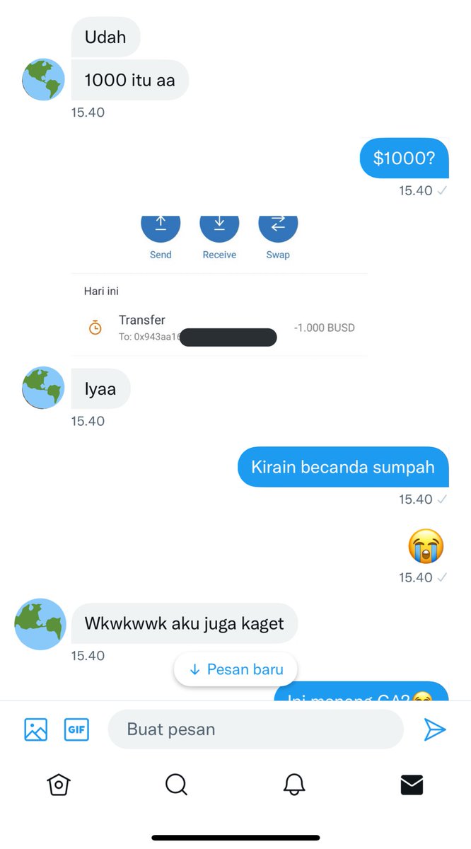 jaeguch1's tweet photo. Kirain becanda😭 ternyata beneran $1000😭
Next siapa lagiii yg cv $1000?😭
#jakecv https://t.co/SGf5EE5219