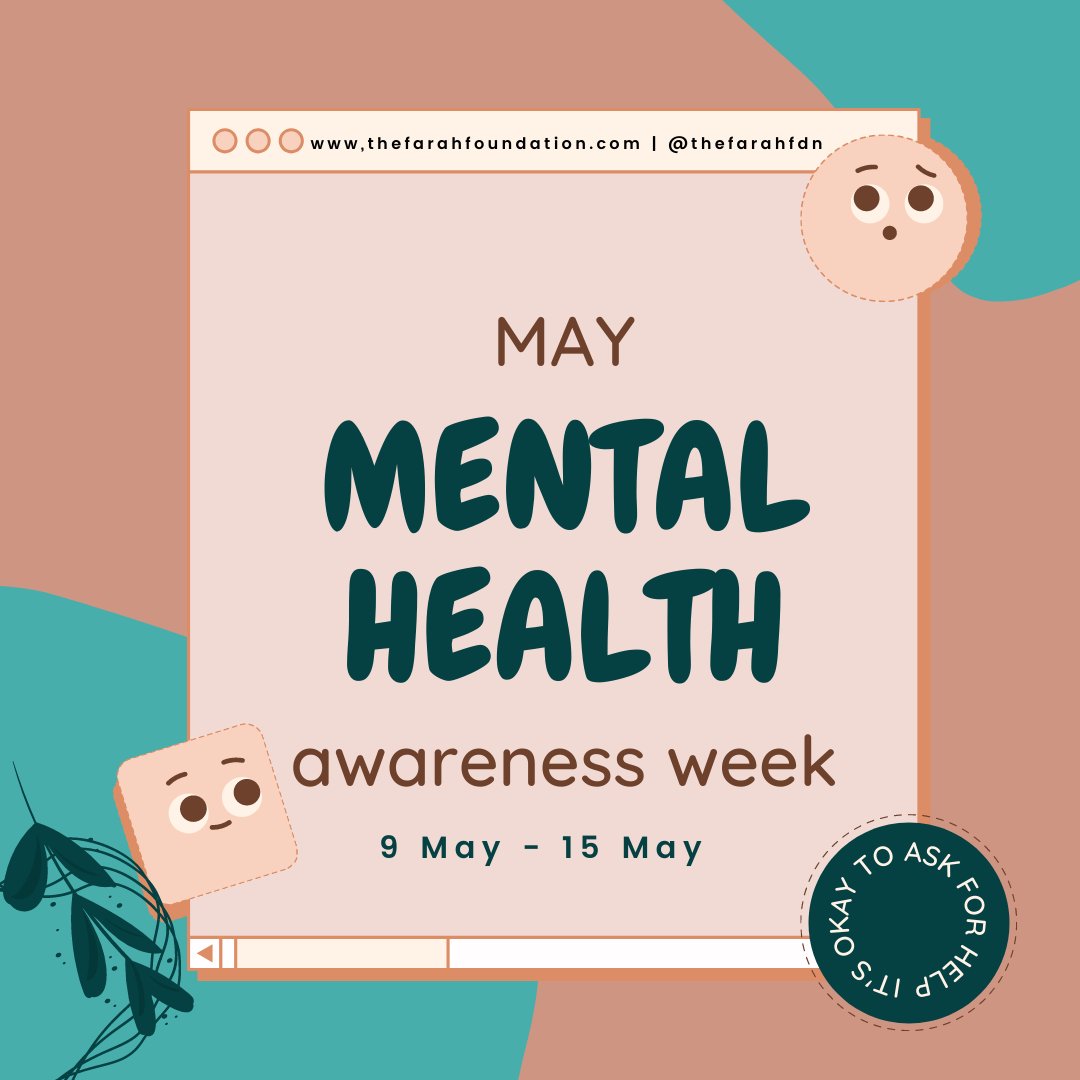 TheFarahFdn's tweet photo. May is also #MentalHealthAwarenessMonth and warriors understand the importance mental health plays in their overall wellbeing.
The theme this year is 'loneliness'.
#TheFarahFoundation #DifferentButAble https://t.co/kY7QGfKtQG