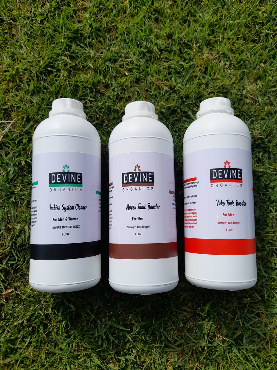 MpesuKing's tweet photo. Check out our liquid products. Mpesu Tonic, Vuka Tonic, Women's Tea &amp; Imbiza Cleaning Herb. 

Mob/App: 079 065 0668 

#DJSBU #ShutDownZimbabwe mihlali leeroy https://t.co/i8z9HwVMn2 https://t.co/1TBKqxv5za