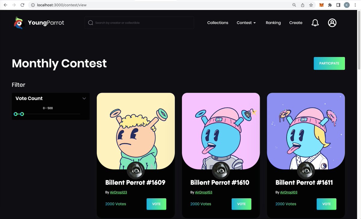 We're working on the monthly contest feature for our NFT marketplace, it will be out before June 🤩🤩🤩🚀🚀🚀🚀🔥🔥🔥🔥

You will need at least $50 worth of YPC to participate and earn rewards. 

Buy YPC at thesphynx.co/swap/32520/0x1….

<a href="/bitgertbrise/">Bitgert - $BRISE</a> 

#ypc #brise #nft #marketplace