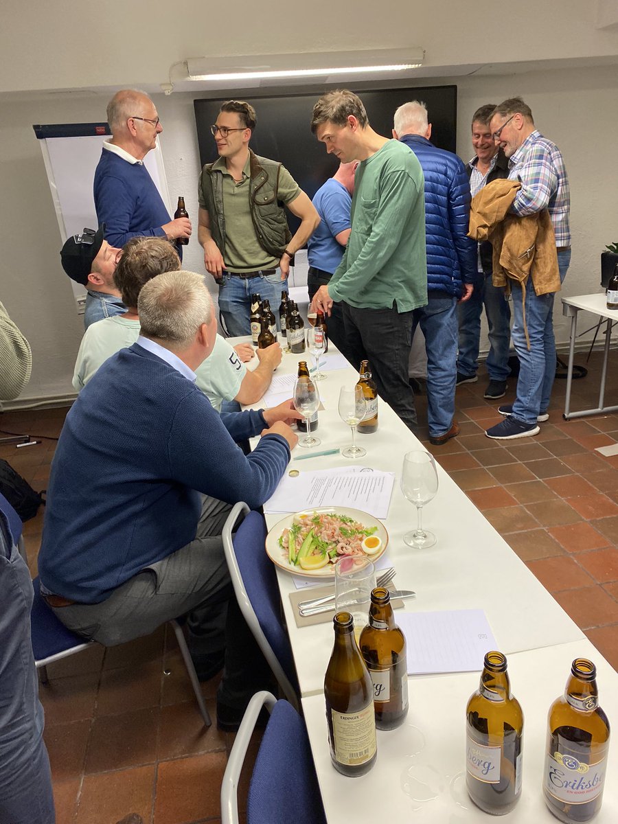 Myntträff på hotellet kvällen innan mässan i Helsingborg.