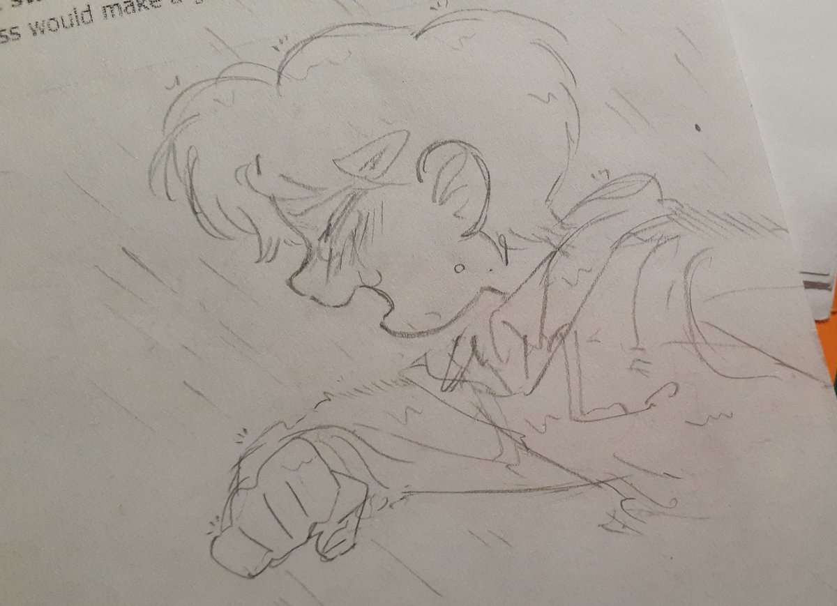 blkd144's tweet photo. A break from studying 
#amphibiafanart https://t.co/y7QW77Kyqs