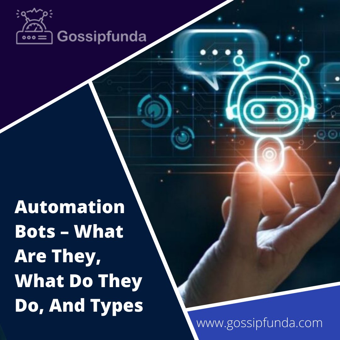 gossipfunda's tweet image. Automation Bots - What Are They What Do
They Do, And Types.
Click the Link Below To Learn More👇👇
gossipfunda.com/automation-bot…

#automationengineer #automationengineering
#automationbots #automationsystems