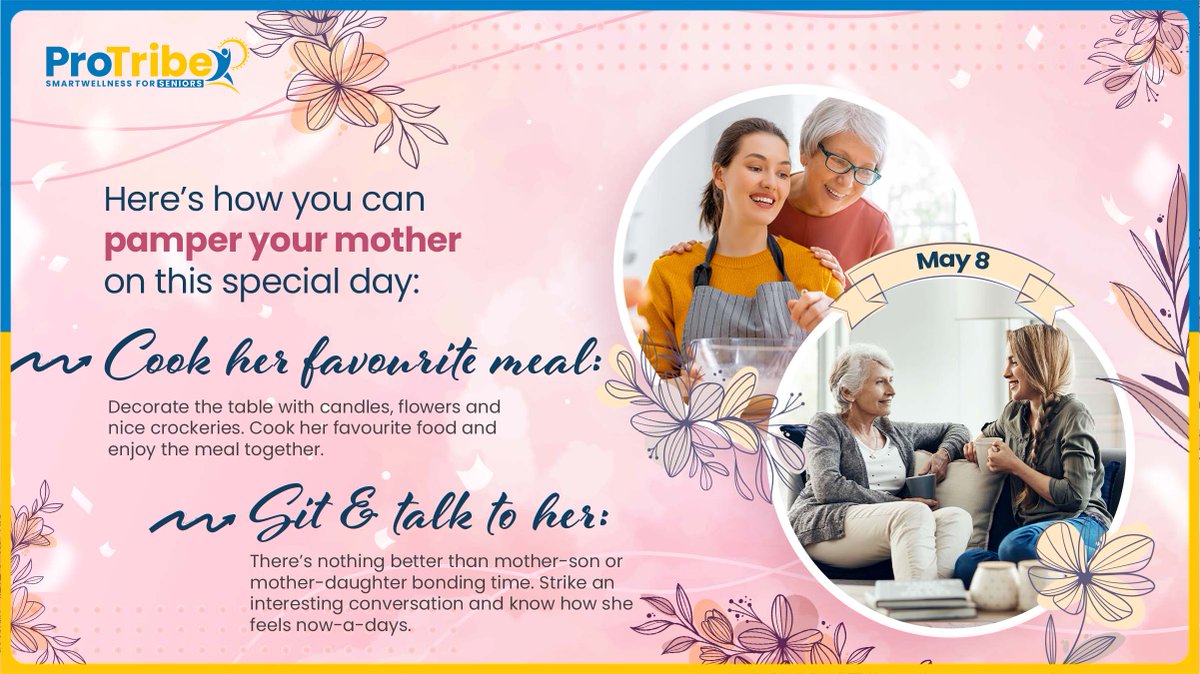 ProTribeSeniors's tweet photo. A mother always thinks twice- once for herself and once for her children. Now, as she enters the silver years of her life, it’s our duty to make her feel special and valued. This #MothersDay let’s give her the most priceless gift- our undivided time and attention. #MothersDay2022 https://t.co/t5fBk5lGu9