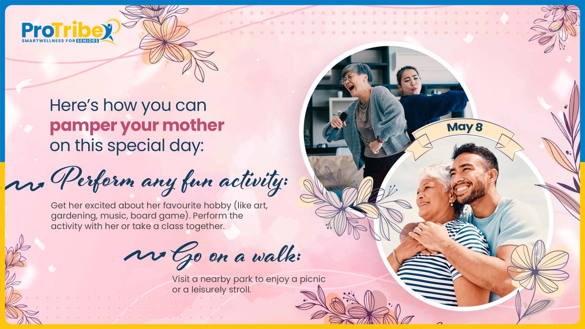 ProTribeSeniors's tweet photo. A mother always thinks twice- once for herself and once for her children. Now, as she enters the silver years of her life, it’s our duty to make her feel special and valued. This #MothersDay let’s give her the most priceless gift- our undivided time and attention. #MothersDay2022 https://t.co/t5fBk5lGu9