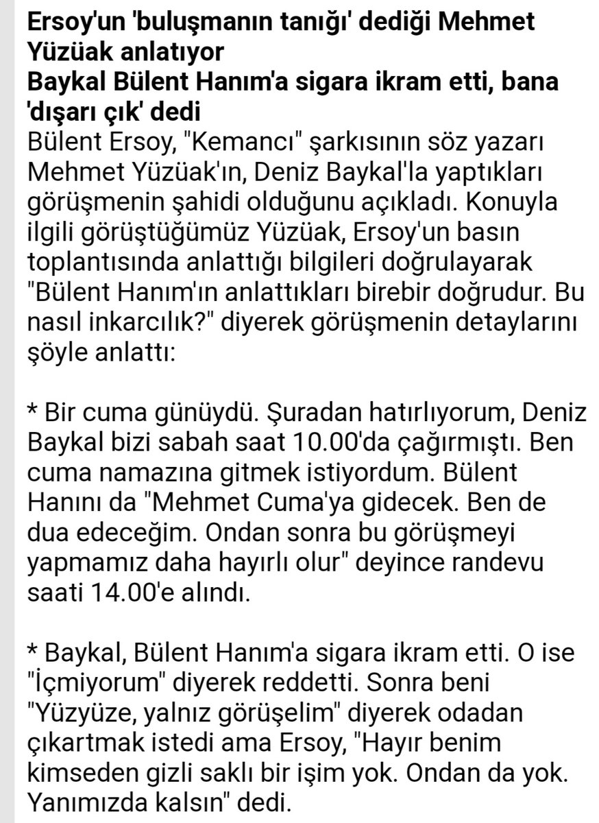 BAYKAL !! O ZAMAN   BENİ TEHTİTLE SUSDURDUN...ŞİMDİ DEVLETİM VAR  BÜLENT ERSOYUN BEDDUSSI SANA SEX KASEDİ OLARAK DÖNDÜ...FELÇ OLDUN...ALDIGIN RÜSVETE BEN ŞAHİDİM..ALLAHIN HUZURUNDA MAHKEMEYE  AZ KALDI....