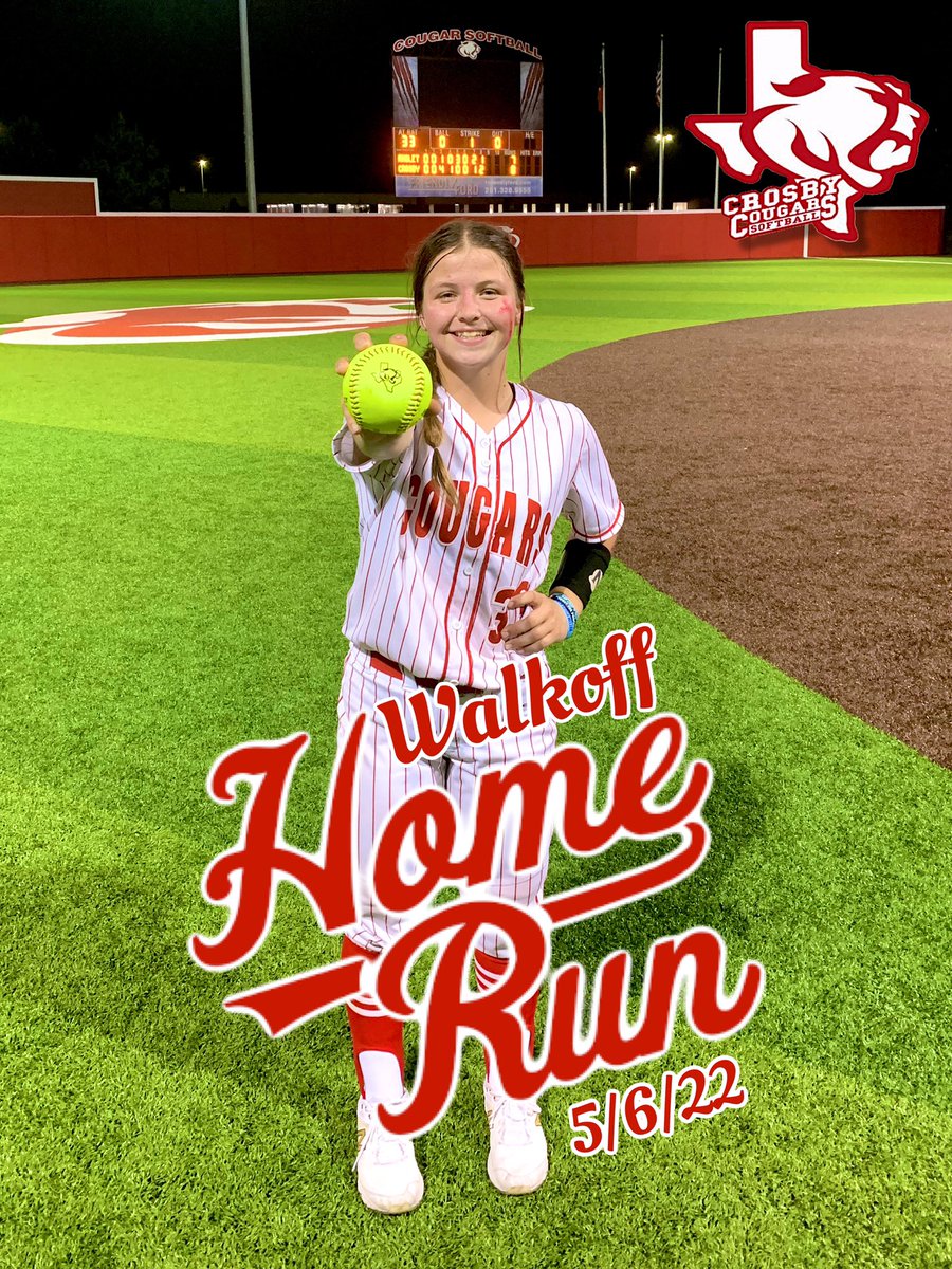 TheGoodGuy_24's tweet photo. This kid right here!! 
@samanthaland16 works her tail off every single day, so it’s no surprise that she came up big tonight with a Game 1 Walkoff 2 Run 💣. She is easily one of the most clutch players I’ve ever had the privilege to coach. I am super proud of you Bell! #HardWork https://t.co/Pop6rikqdR