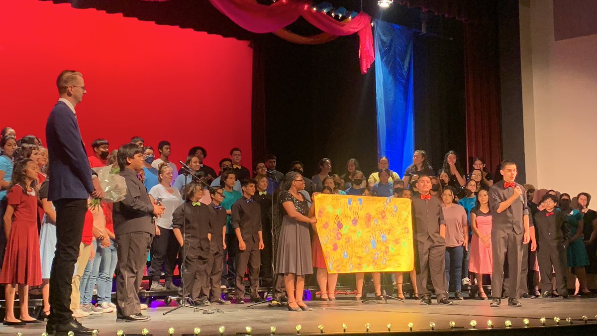Teacher, mentor, friend &amp; an inspiration to students &amp; staff on the EHS campus. Mr. Ostlie re-ignited The Choir Program 9 years ago at Eldorado &amp; has left his mark to say the least. Best of luck at LVA🎶 #OnceASundevilAlwaysASundevil #EHSPerformingArts